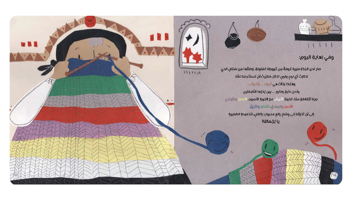 خيوط الصوف الملونة